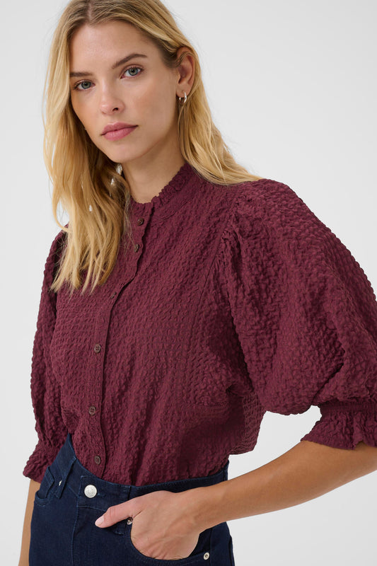 Part Two Toni Blouse | Tawney Port