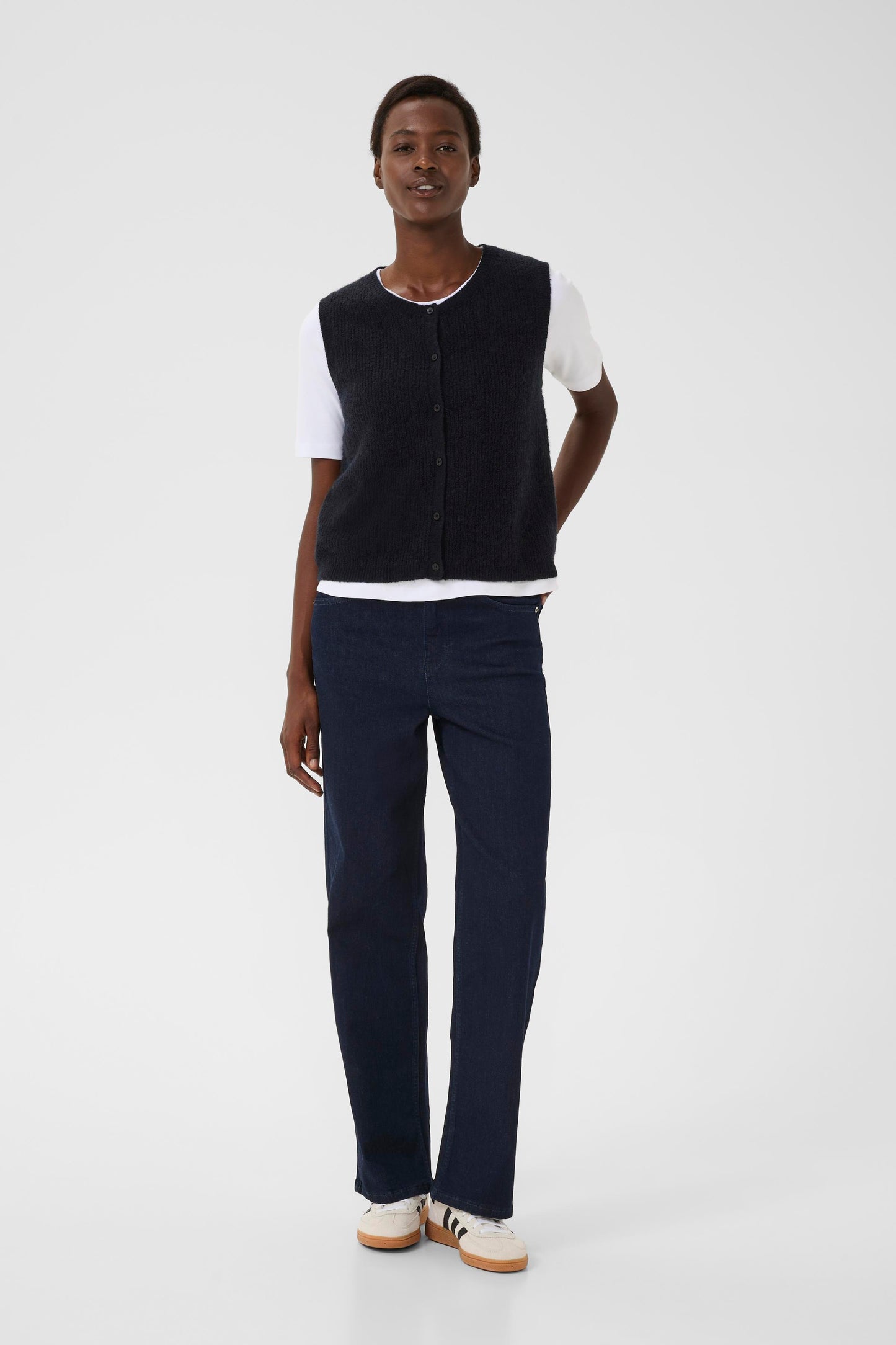 Part Two Pimira Waistcoat | Dark Navy