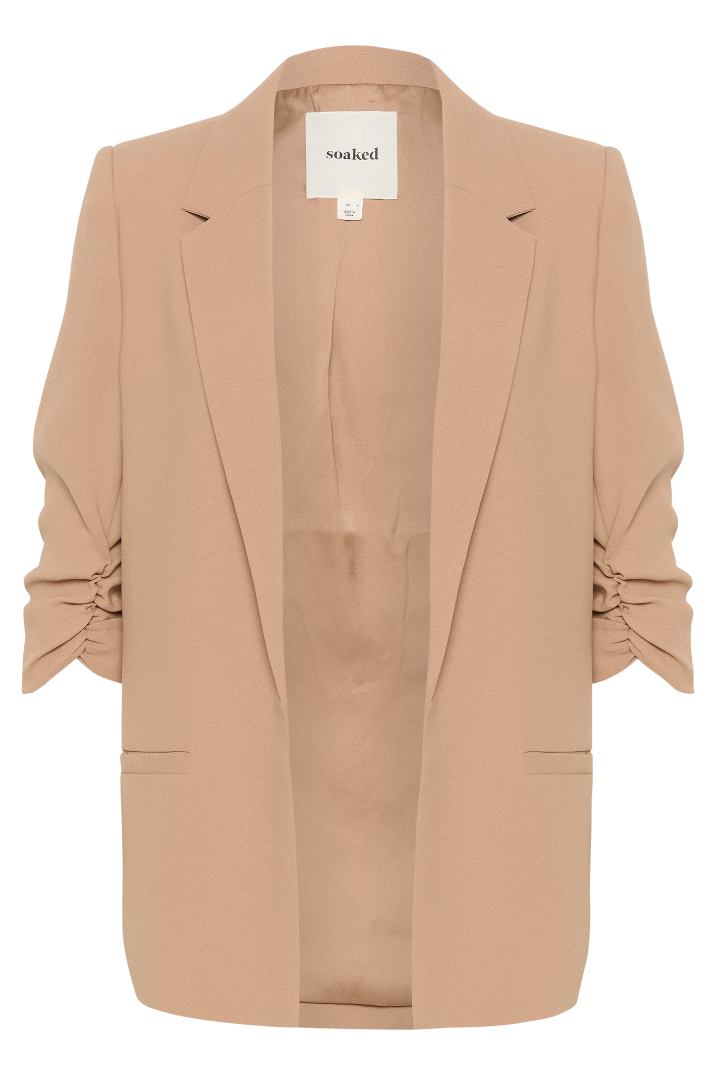 Soaked in Luxury Shirley Blazer in Burro