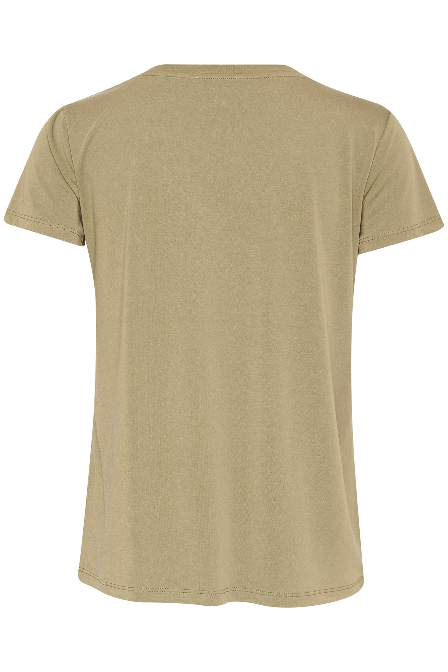 Soaked in Luxury Columbine V-Neck T-Shirt | Covert Green