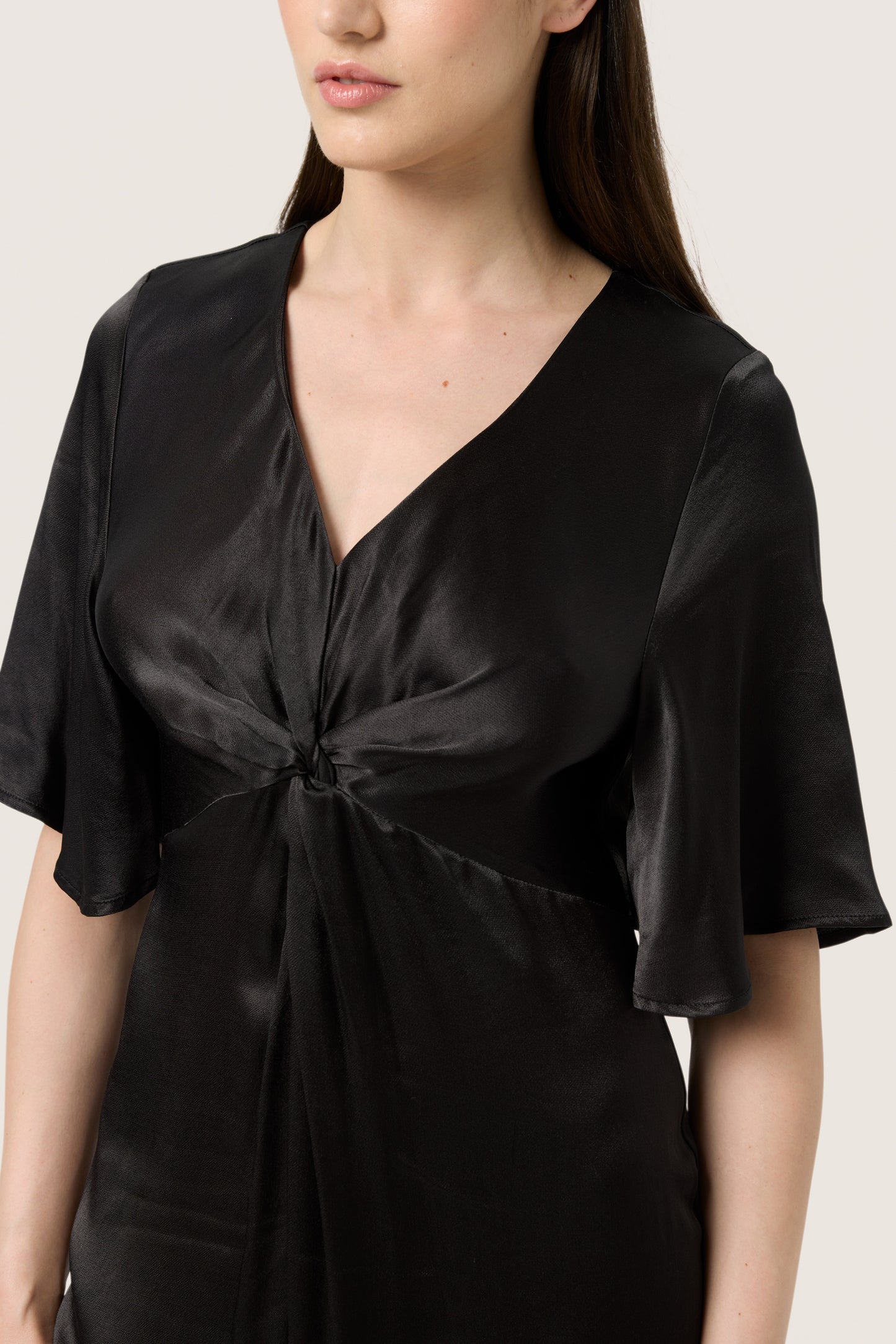 Soaked in Luxury Milu Midi Dress | Black