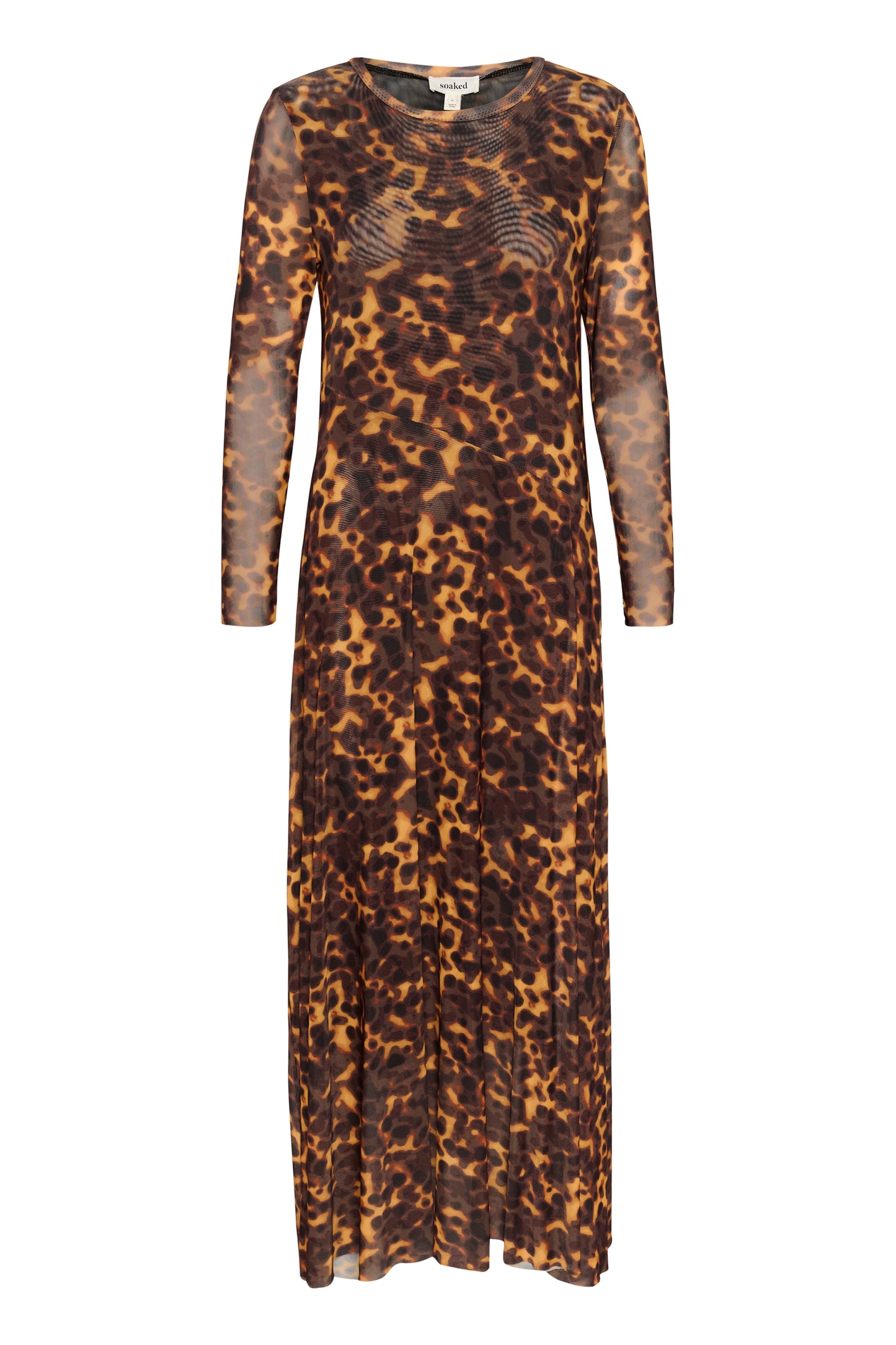 Soaked in Luxury Kerrie Arine Dress | Tortoise Print