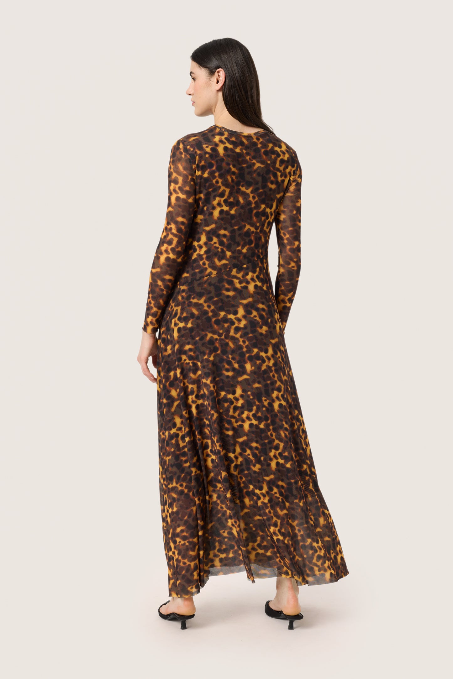 Soaked in Luxury Kerrie Arine Dress | Tortoise Print