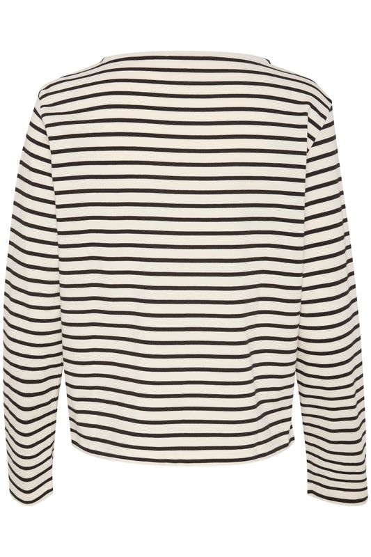 Soaked in Luxury Neo New Long Sleeve Tee | Whisper White & Black