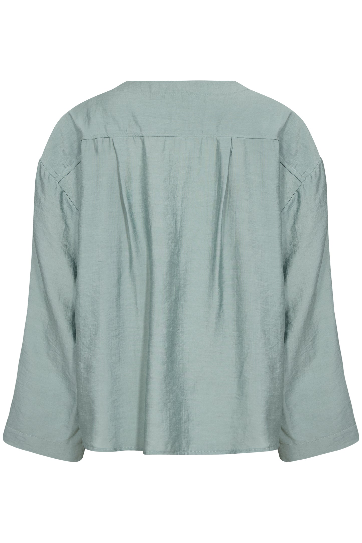 Soaked in Luxury Leodora Shirt Blouse | Silver Blue