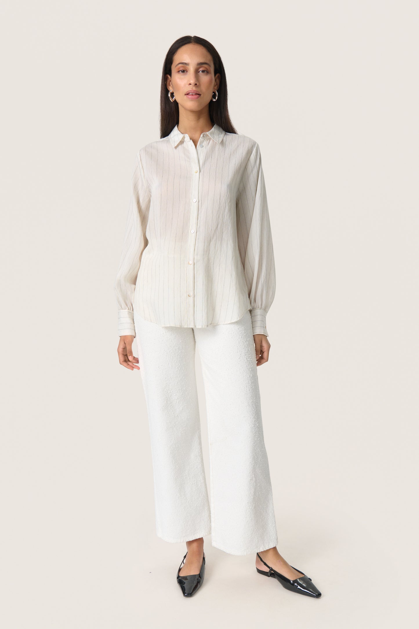 Soaked in Luxury Roya Shirt | Nature Stripe