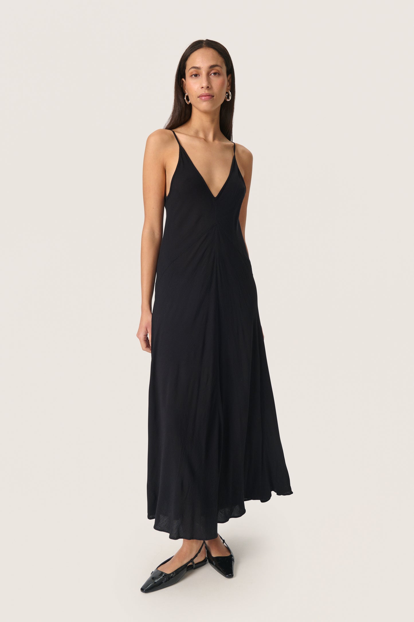 Soaked in Luxury Elonor Strap Dress | Black