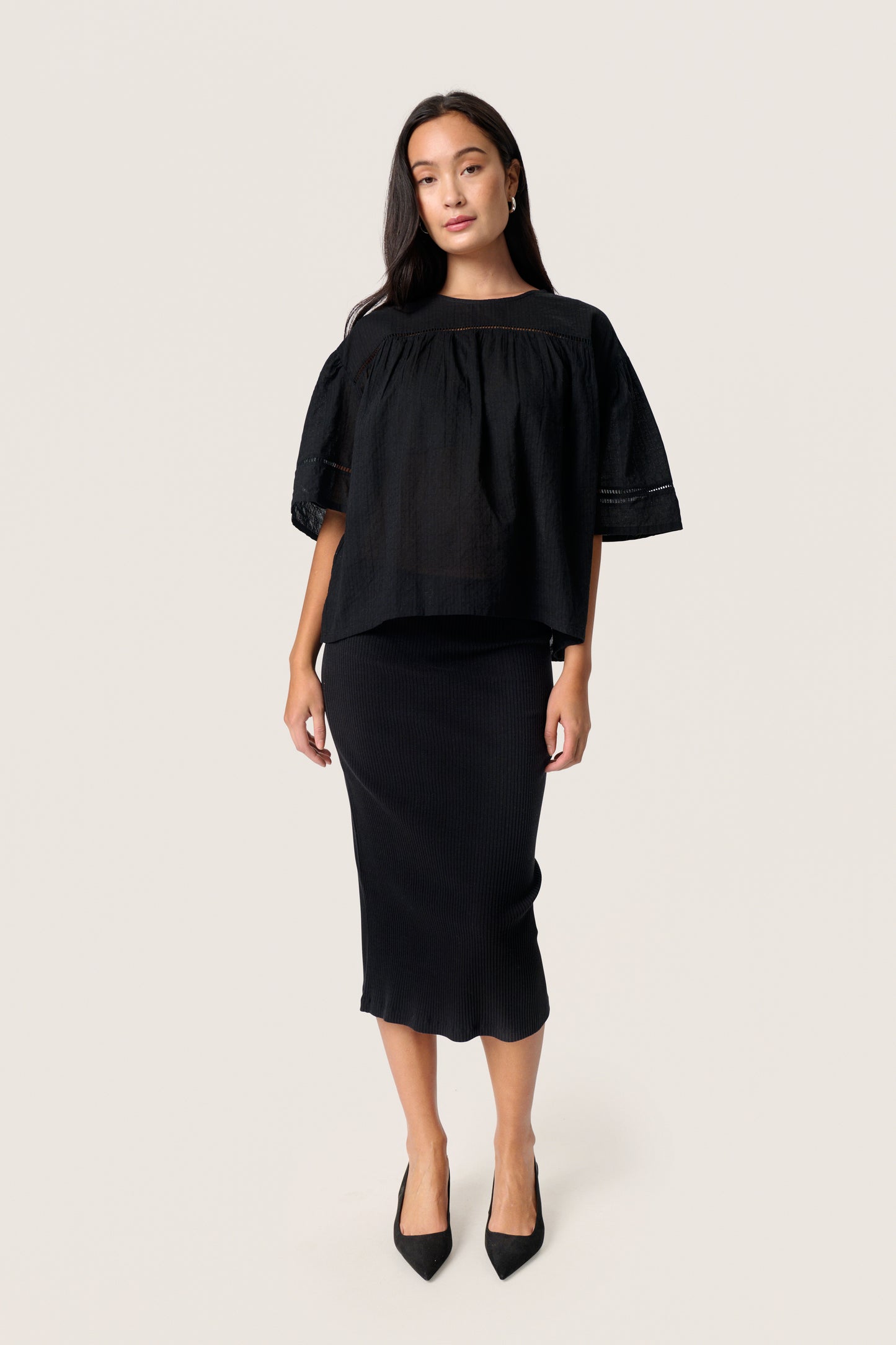 Soaked in Luxury Amona Blouse | Black