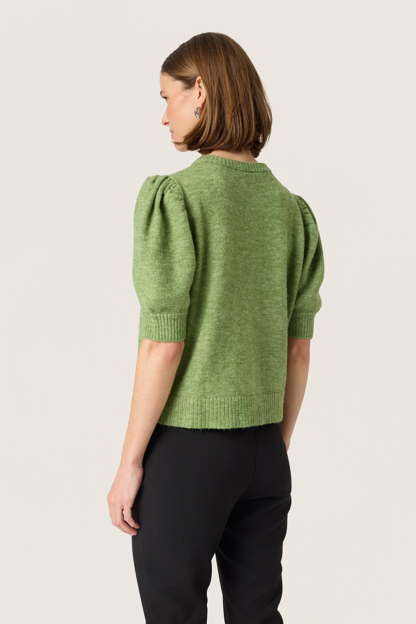 Soaked in Luxury Amani Cardigan | Smoke Green Melange