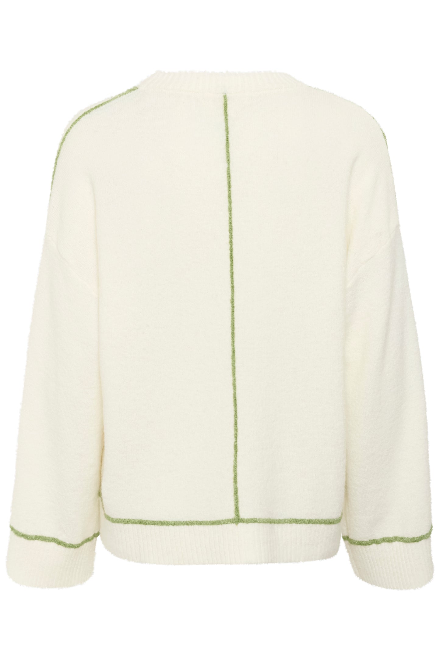 Soaked in Luxury Amani Contrast Pullover | Broken White