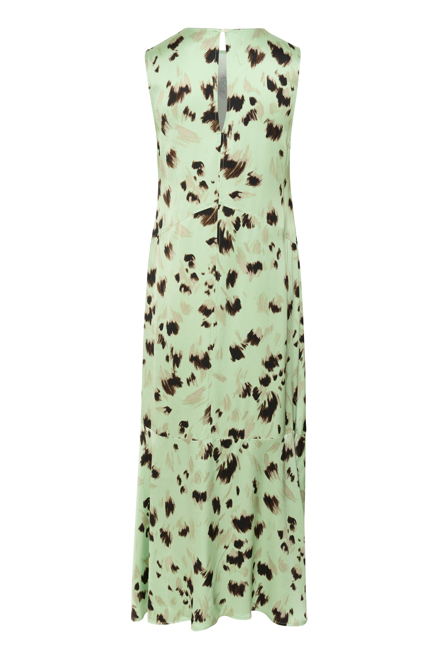 Soaked in Luxury Marcela Dress | Smoke Green Brush Print