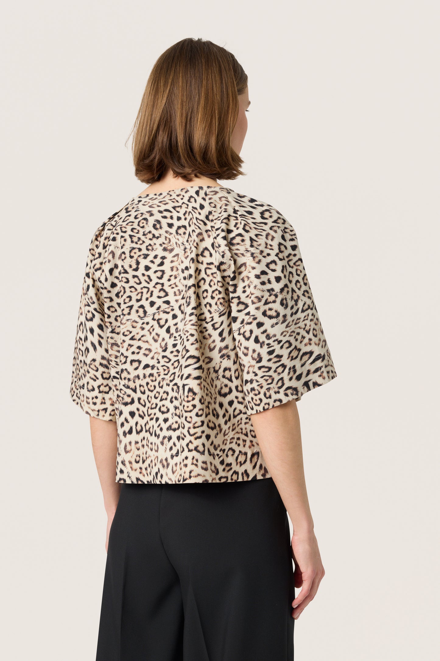 Soaked in Luxury Jalina Blouse | Leopard Print