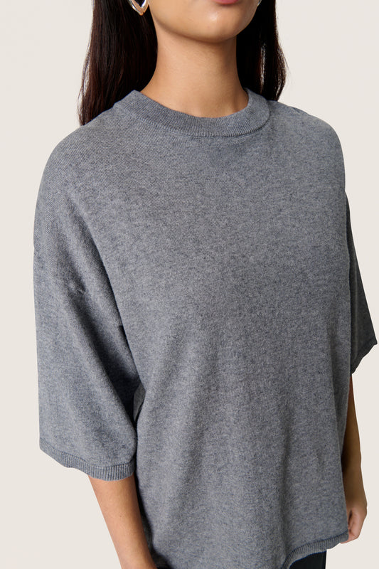Soaked in Luxury Sanja Pullover | Grey Melange