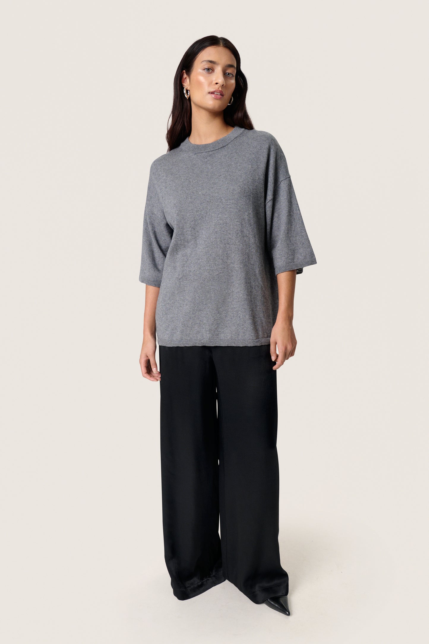 Soaked in Luxury Sanja Pullover | Grey Melange
