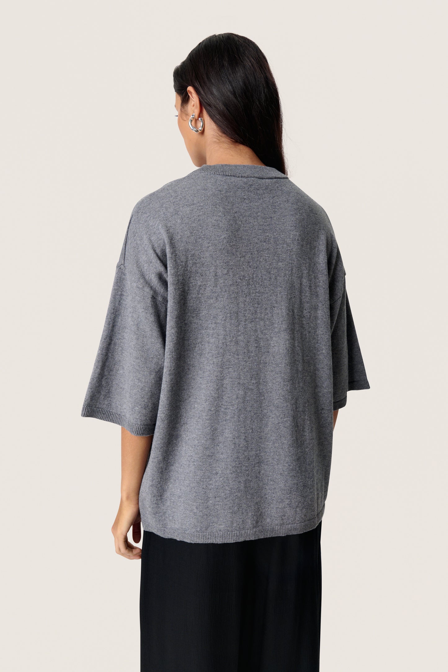 Soaked in Luxury Sanja Pullover | Grey Melange