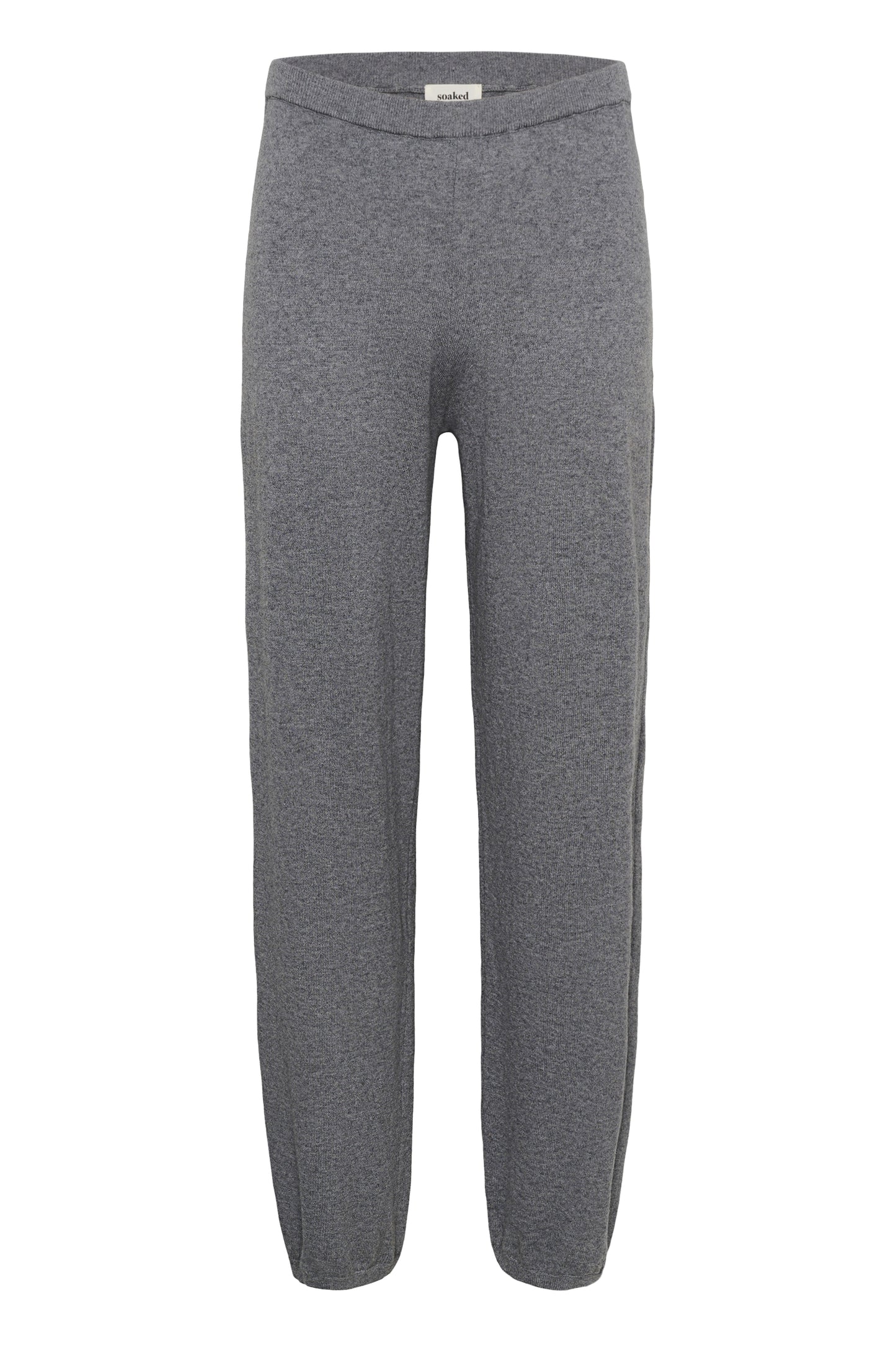 Soaked in Luxury Sanja Barrel Pants | Grey Melange