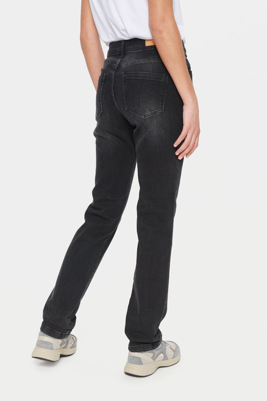 Saint Tropez Molly Regular Jeans | Dark Grey