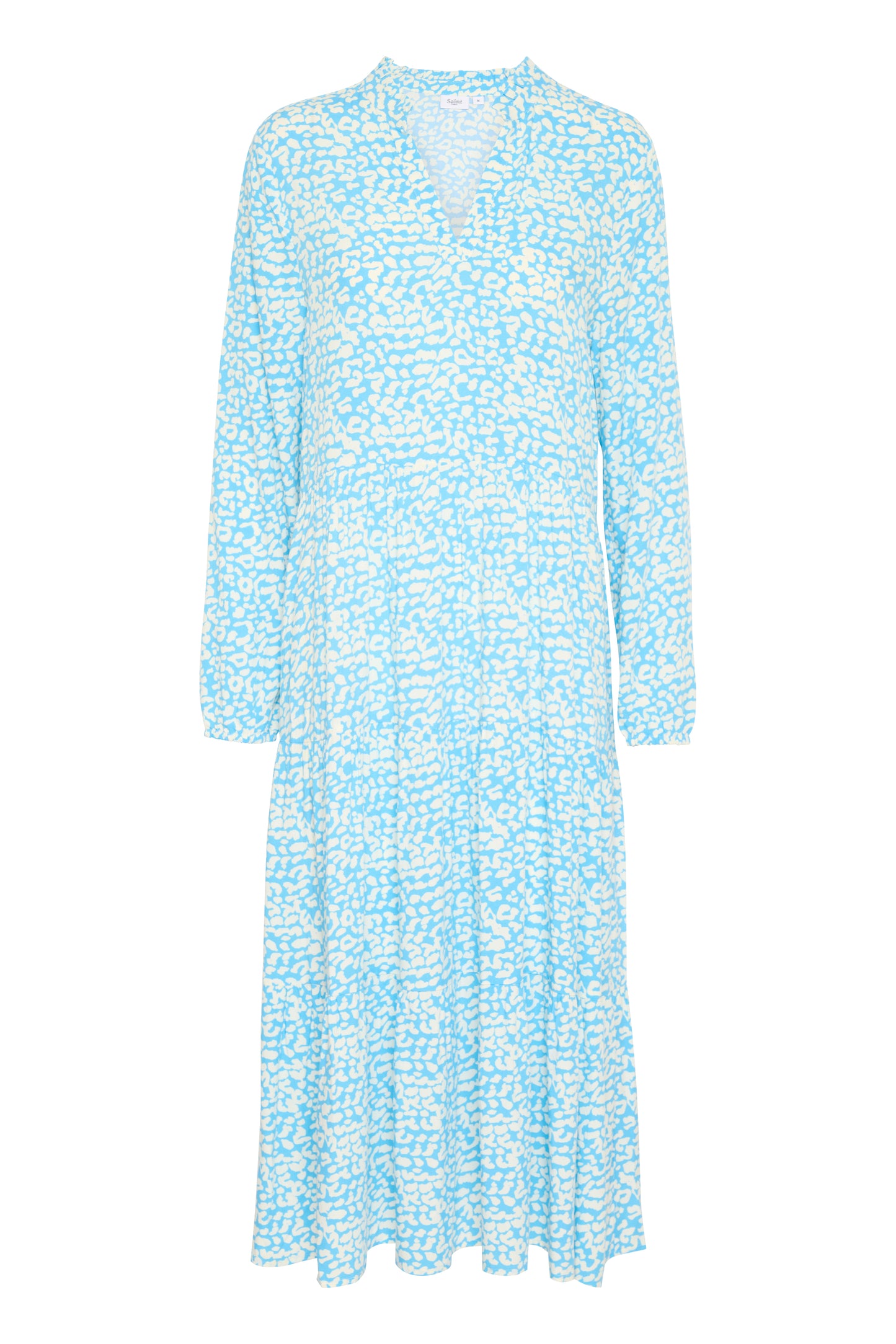 Saint Tropez EdaSZ Maxi Dress | Ethereal Blue Leo