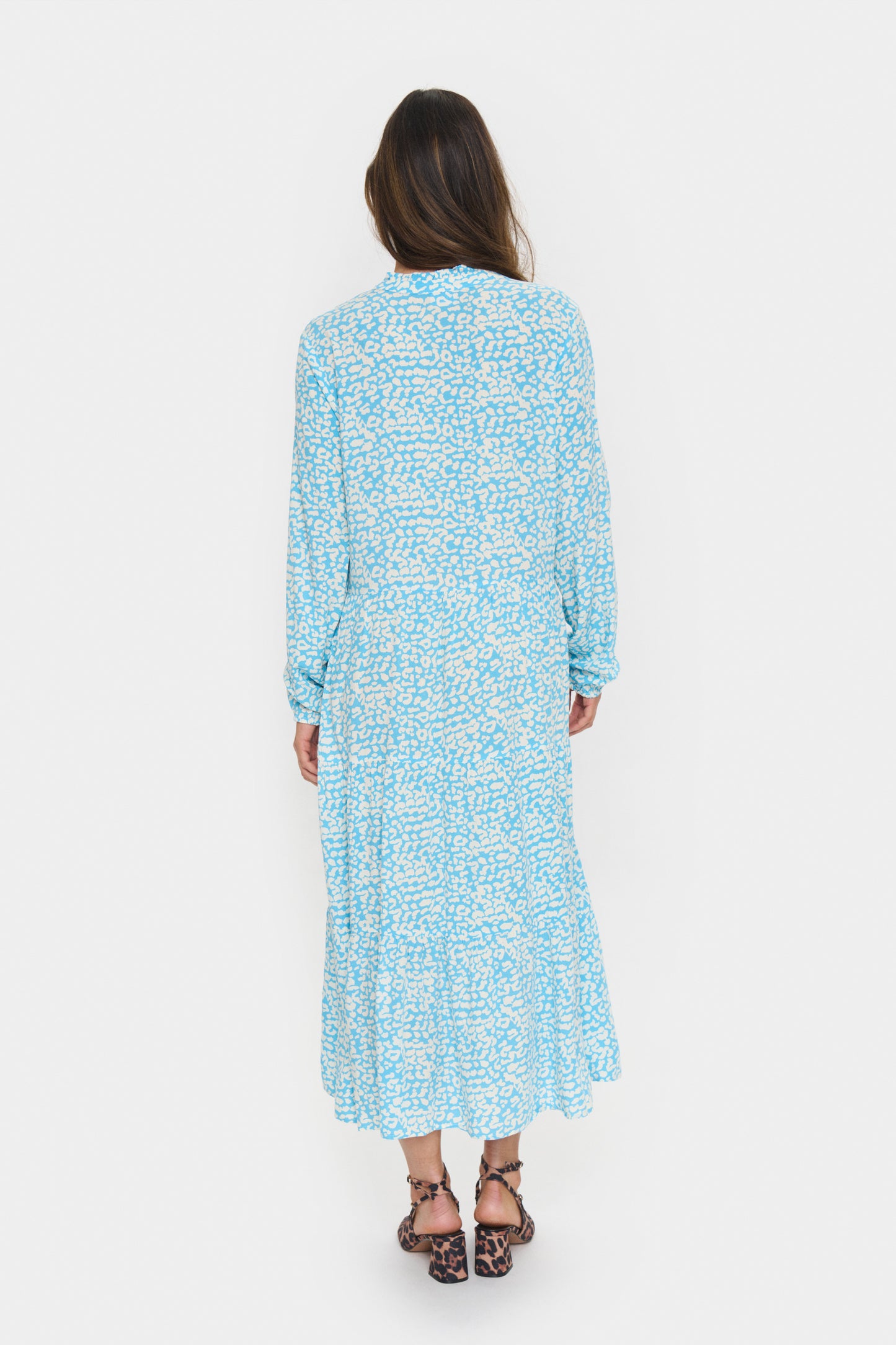 Saint Tropez Eda Maxi Dress | Ethereal Blue Leo