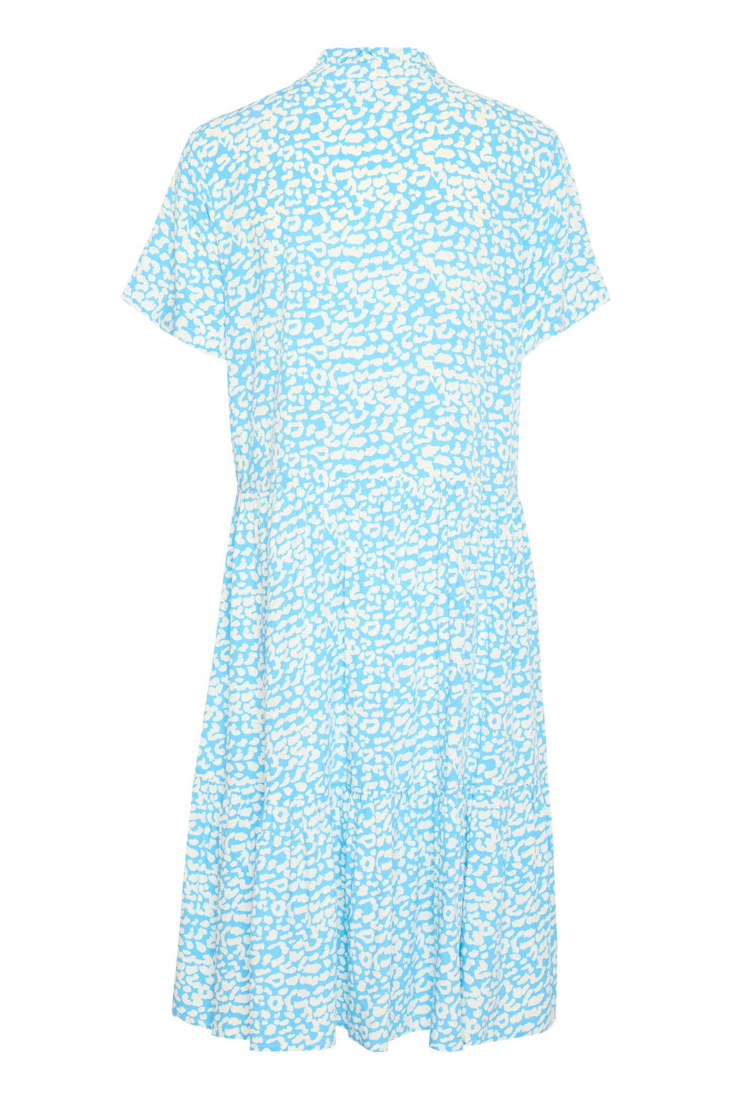 Saint Tropez Eda Short Sleeve Dress | Ethereal Blue Leo
