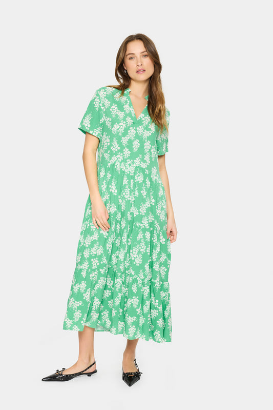 Saint Tropez Eda Short Sleeve Maxi Dress | Greenbriar Flower Lane