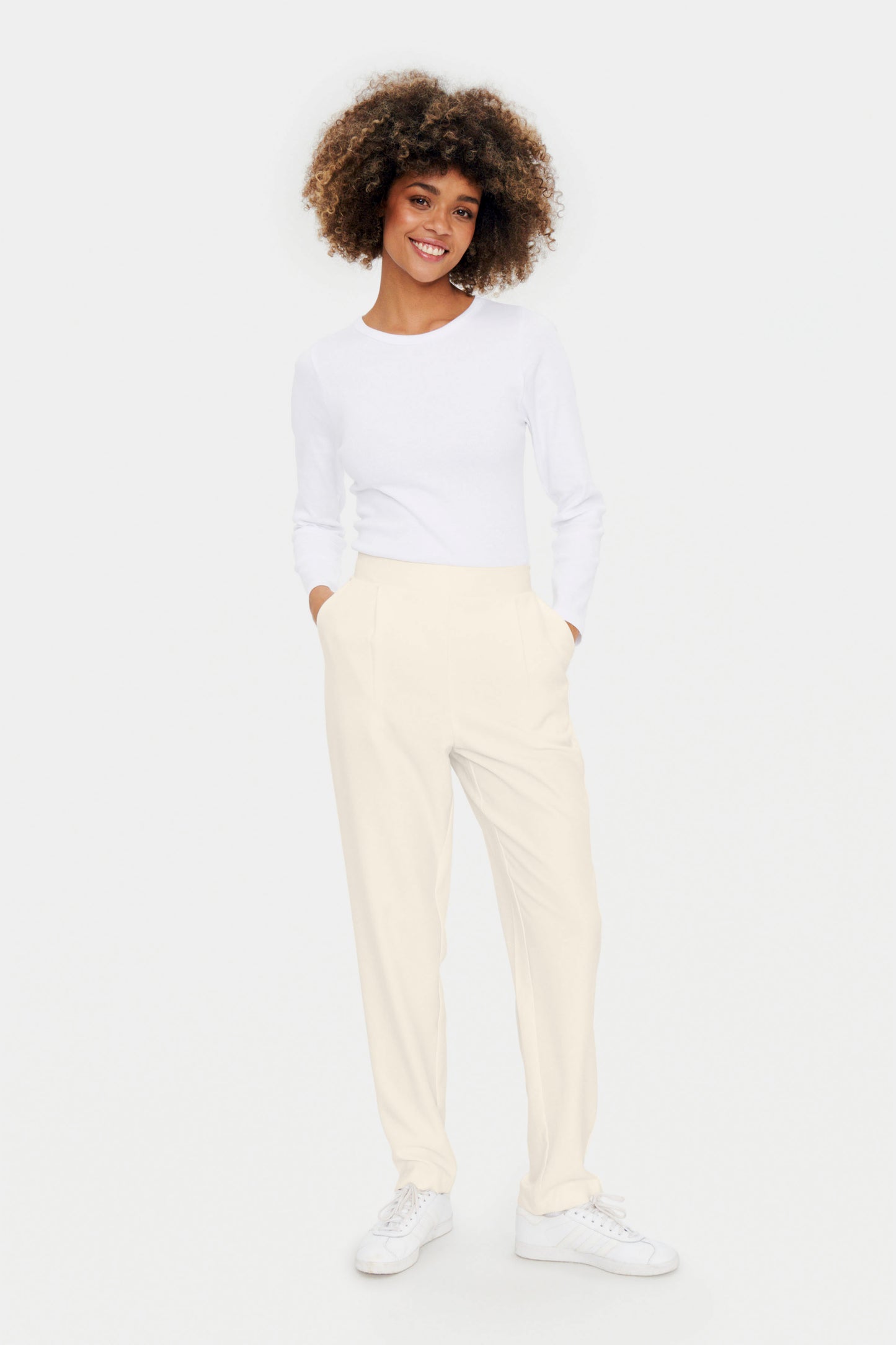 Saint Tropez Celeste Straight Leg Trousers | Ice