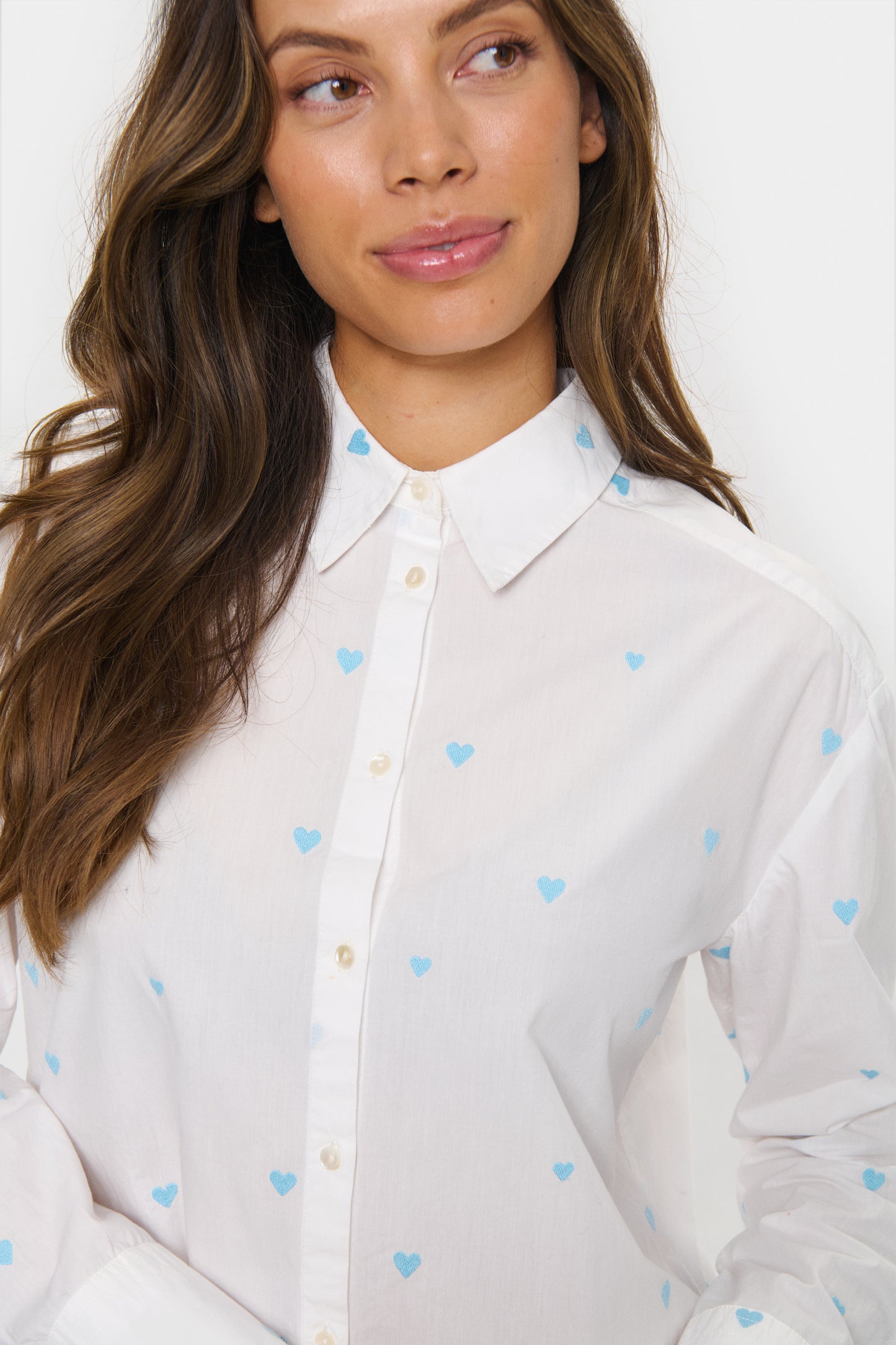 Saint Tropez Dianne Shirt | Ice Airy Hearts