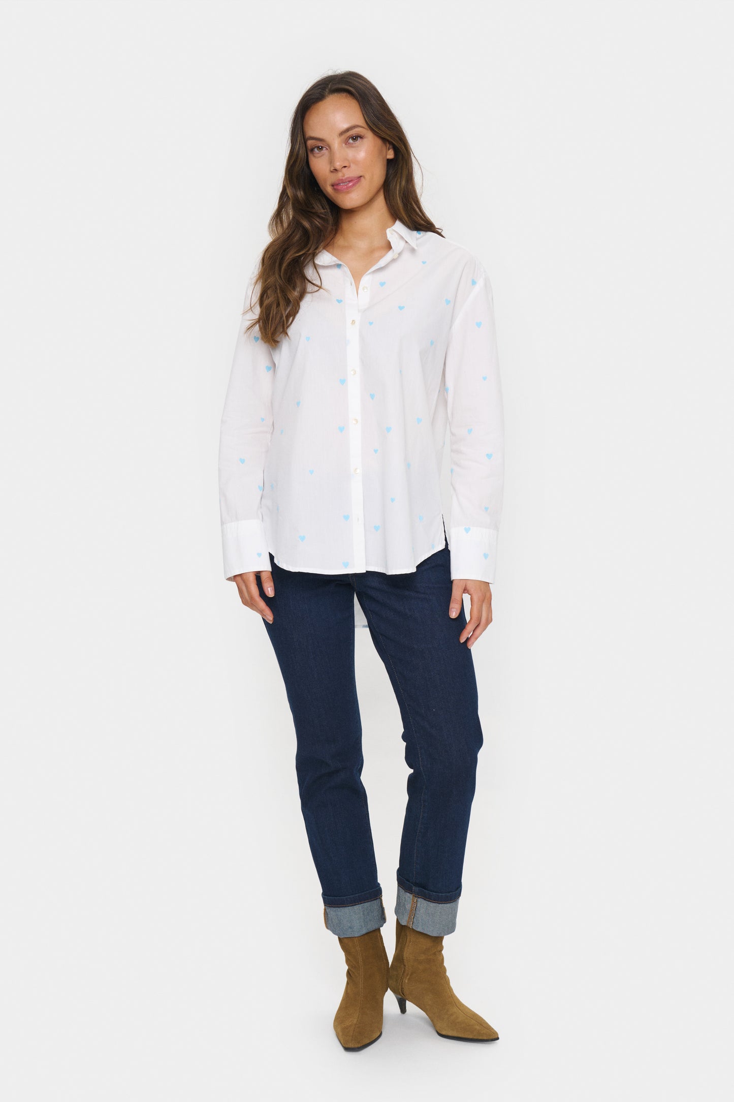 Saint Tropez Dianne Shirt | Ice Airy Hearts