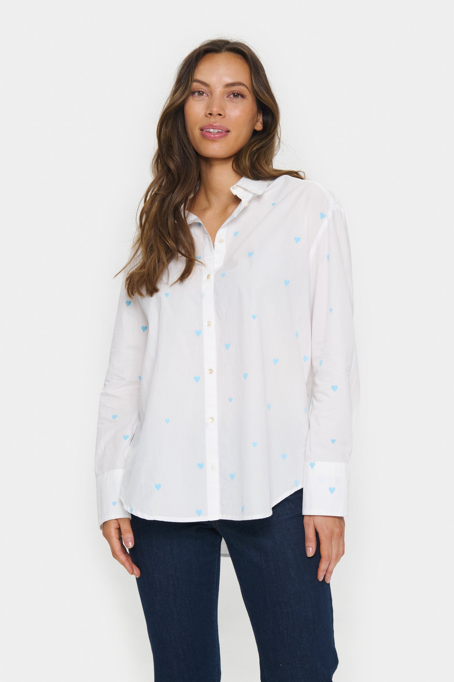 Saint Tropez Dianne Shirt | Ice Airy Hearts