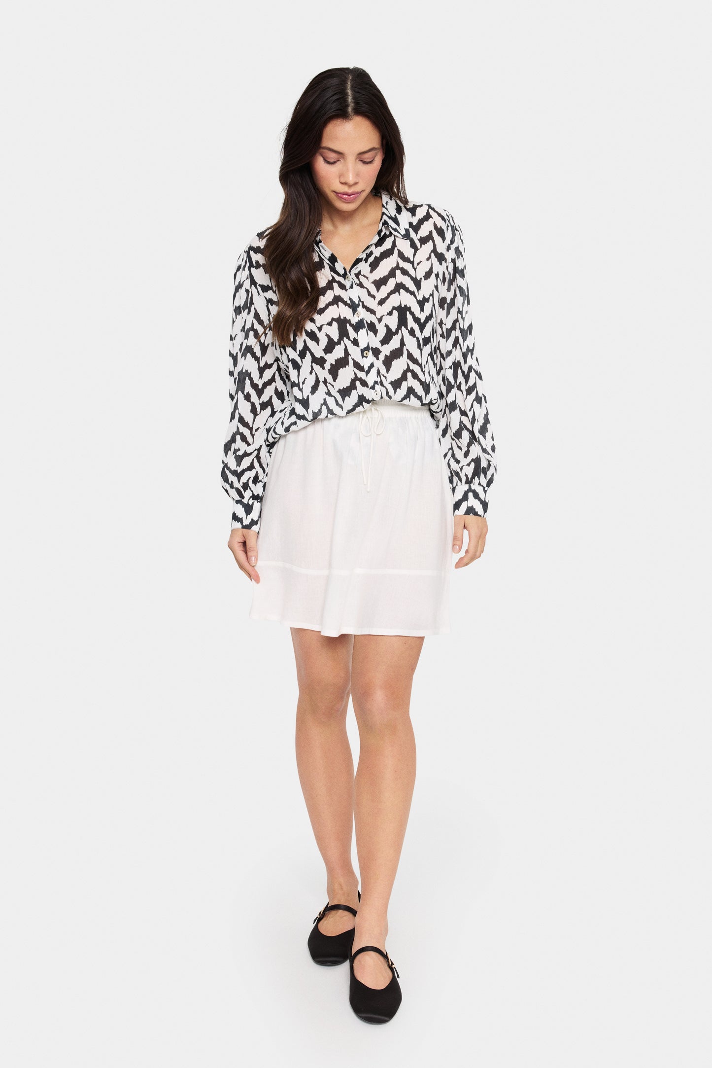 Saint Tropez Vega Shirt | Small Monochrome Strokes