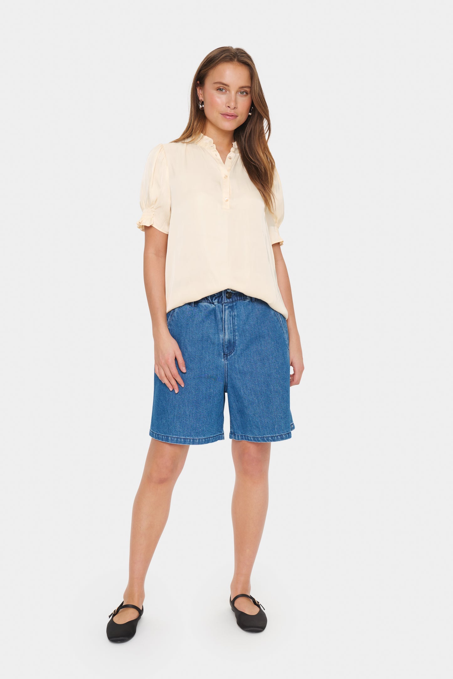 Saint Tropez Veeni Shirt | Vanilla Custard