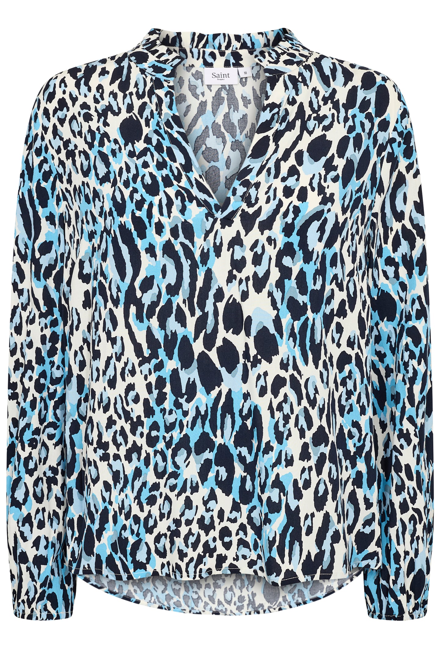 Saint Tropez EdaSZ Blouse | Baby's Breathe Blue Animal