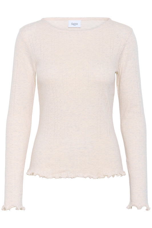 Saint Tropez GruSZ Blouse | Brown Rice Melange