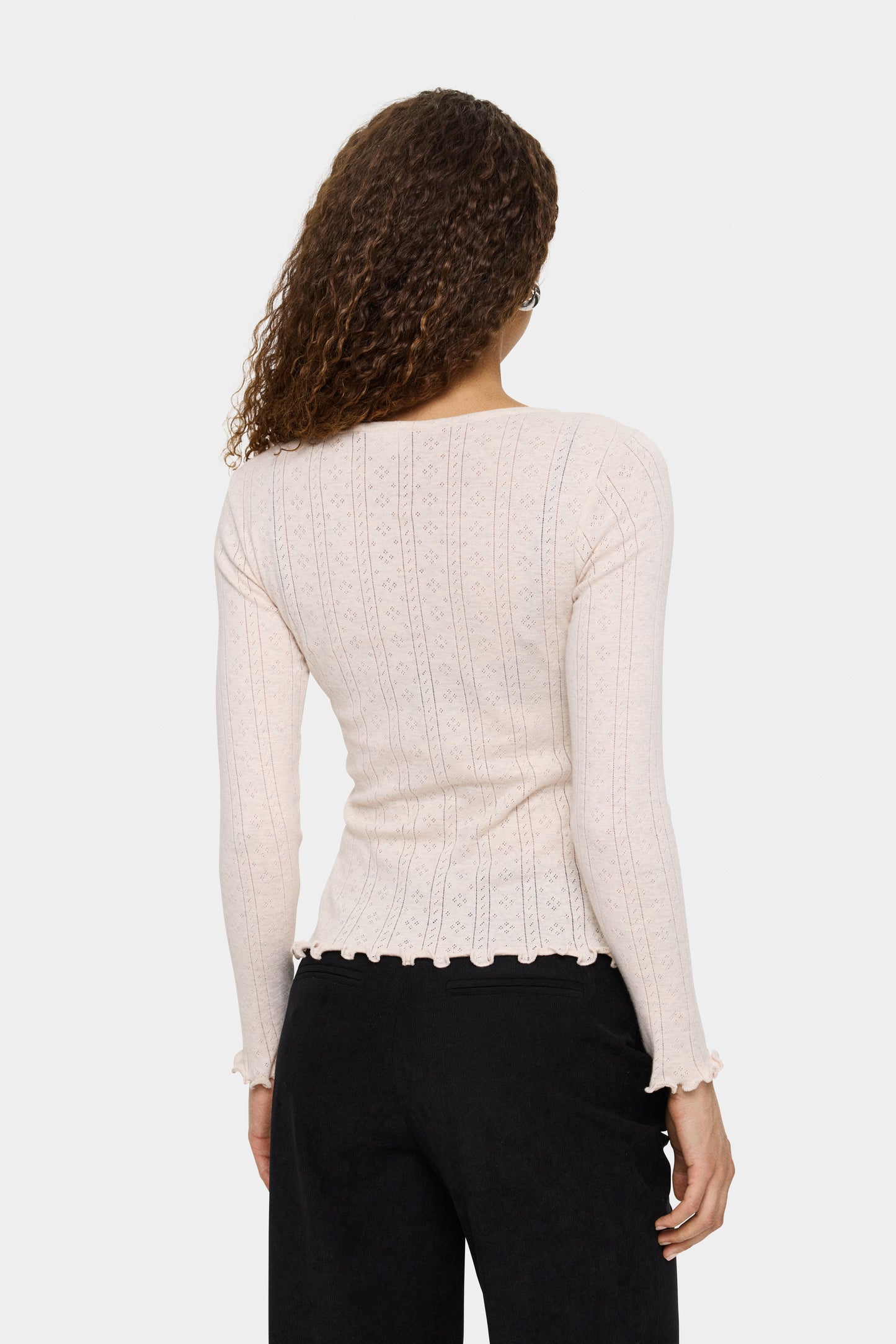 Saint Tropez Gru Blouse | Brown Rice Melange