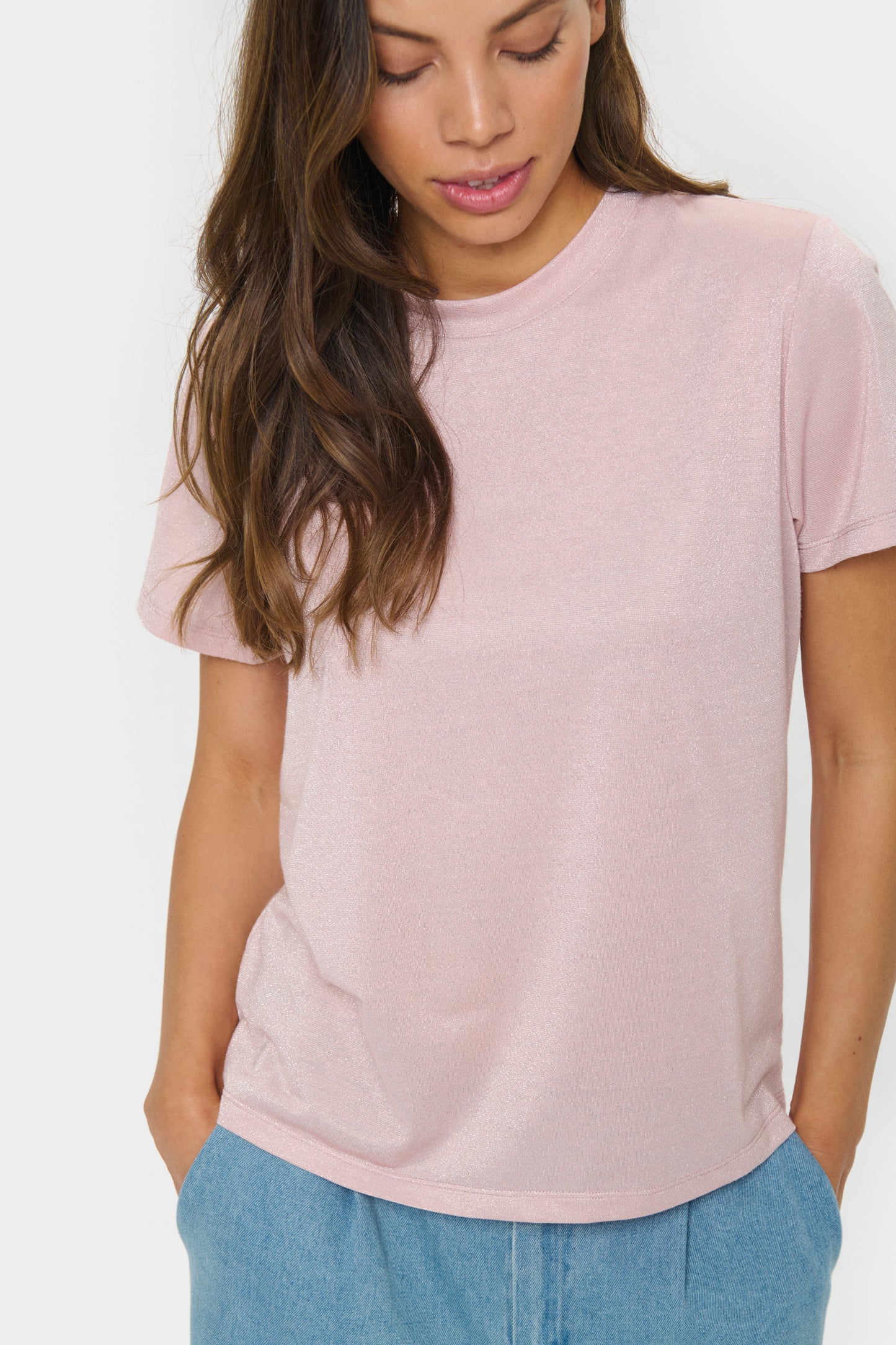 Saint Tropez Haga Regular T-Shirt | Pink Nectar