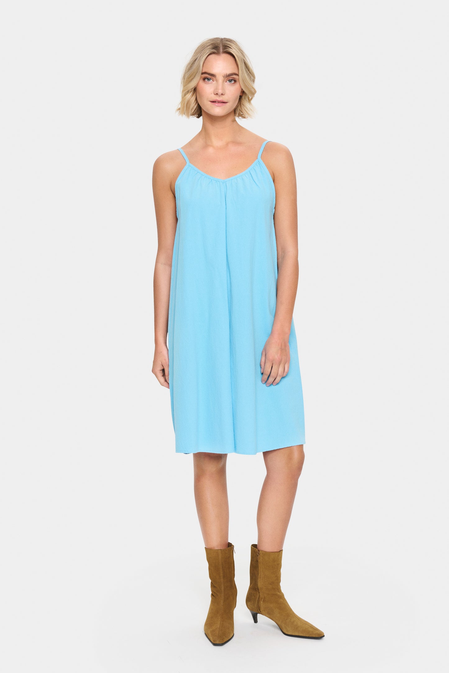 Saint Tropez Zalinda Strap Dress | Ethereal Blue