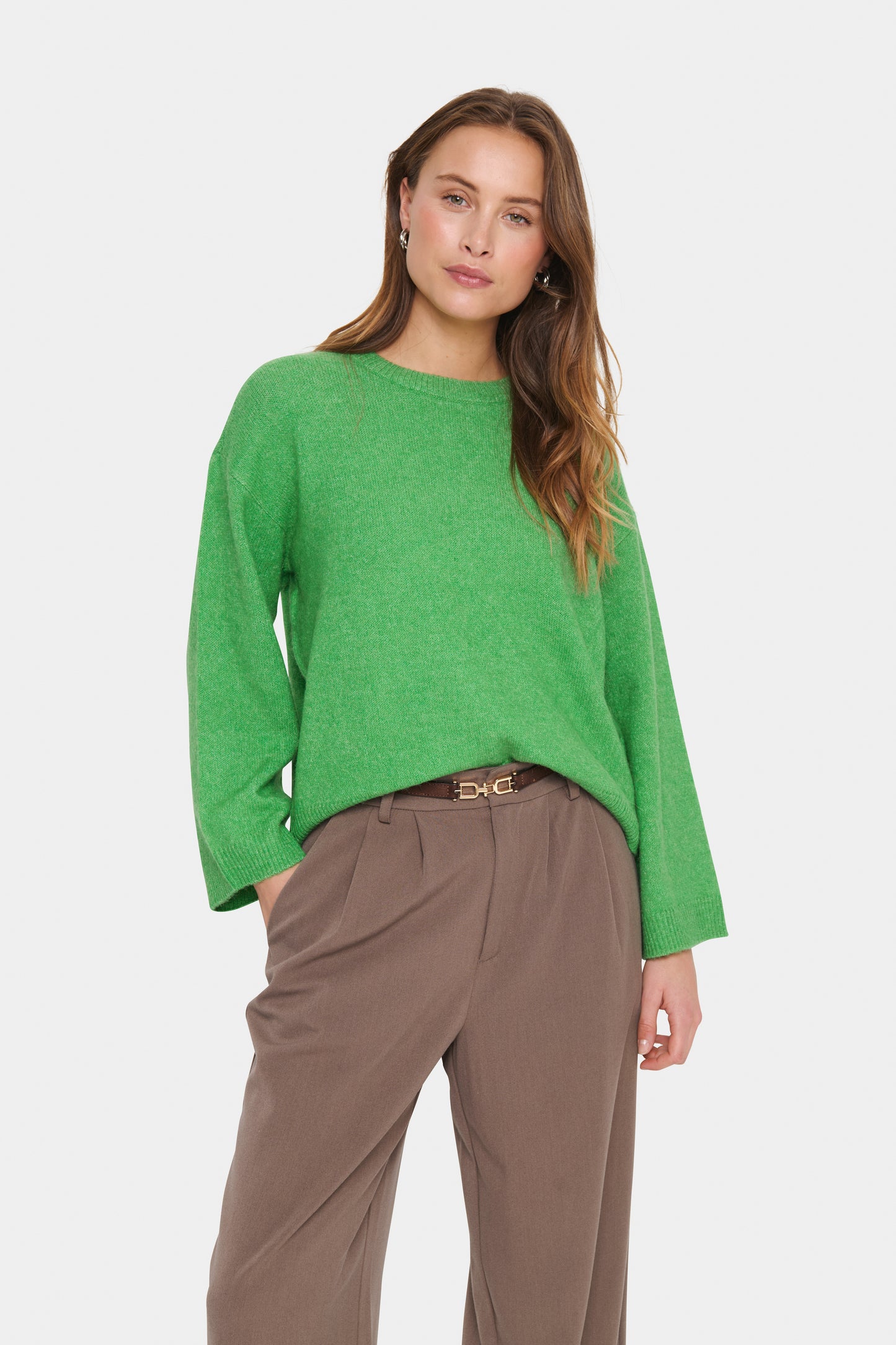 Saint Tropez Larna Pullover | Greenbriar