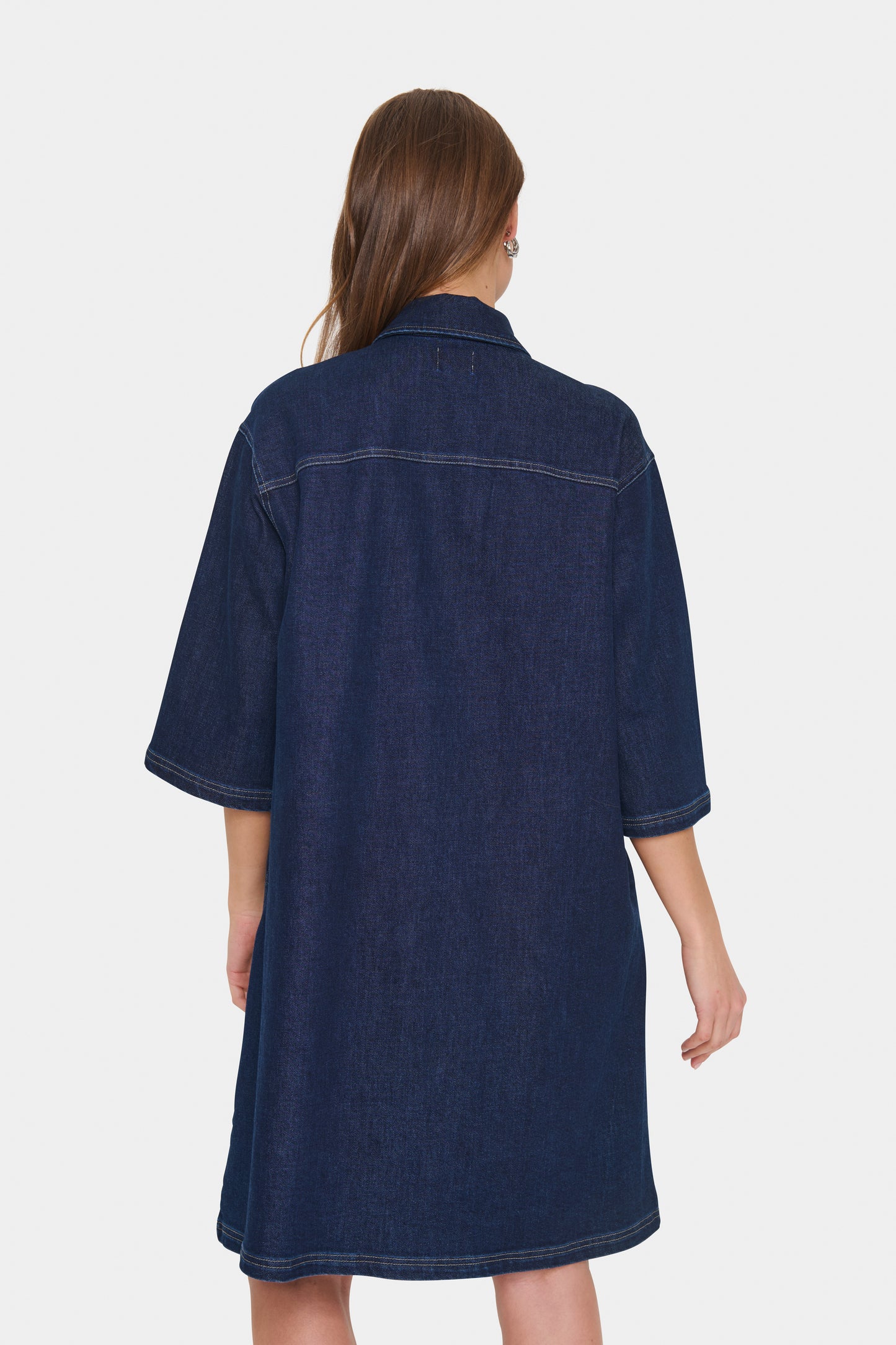 Saint Tropez Loesa Denim Dress | Dark Blue Denim