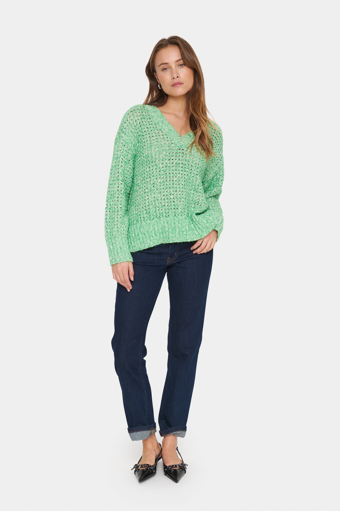 Saint Tropez Lotty Pullover | Greenbriar