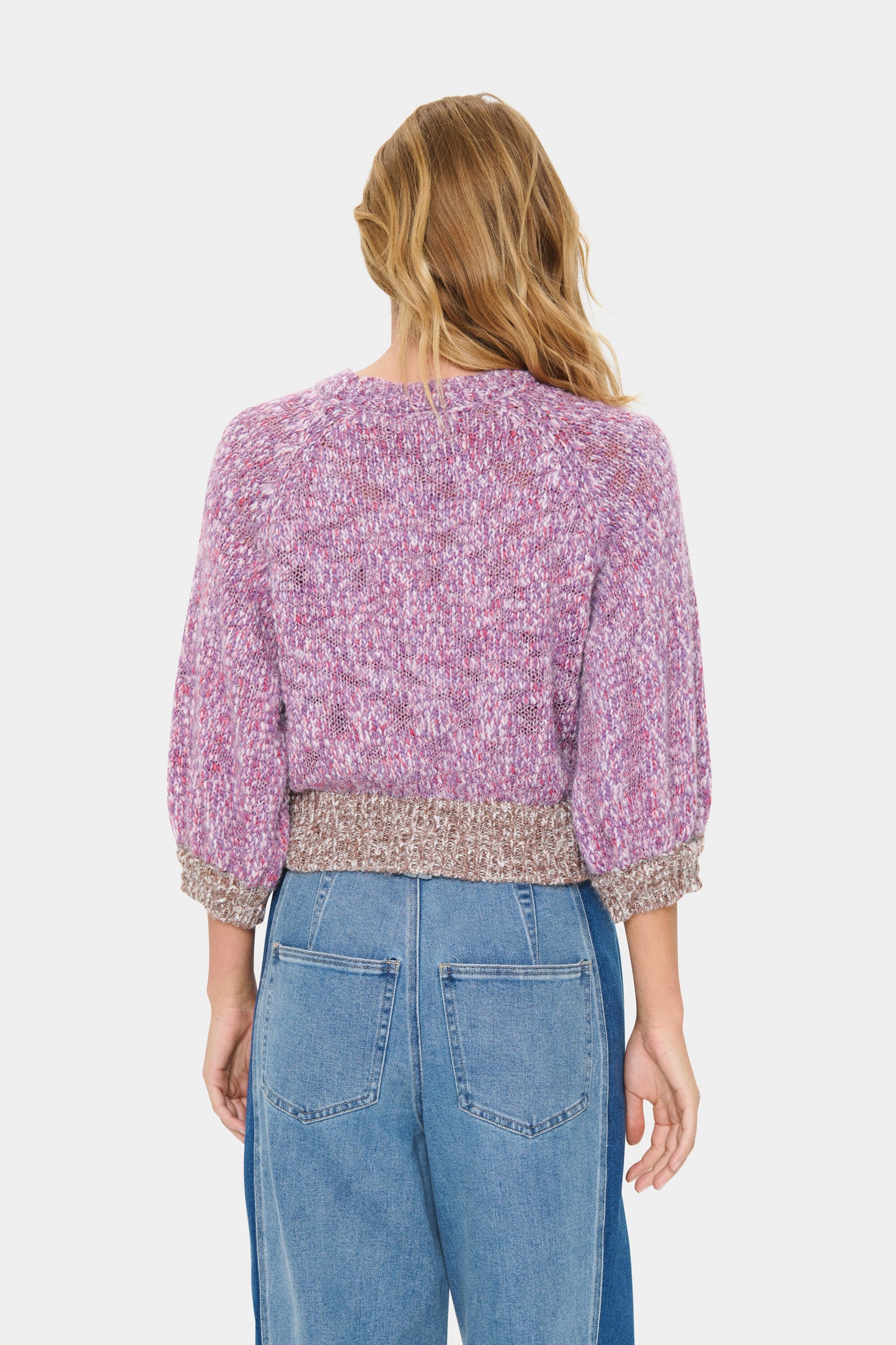 Saint Tropez Mylene Pullover | Red Violet