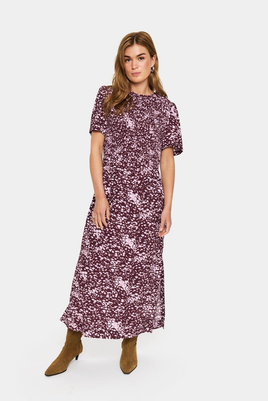 Saint Tropez Malika Dress | Fudge Spotty Animal