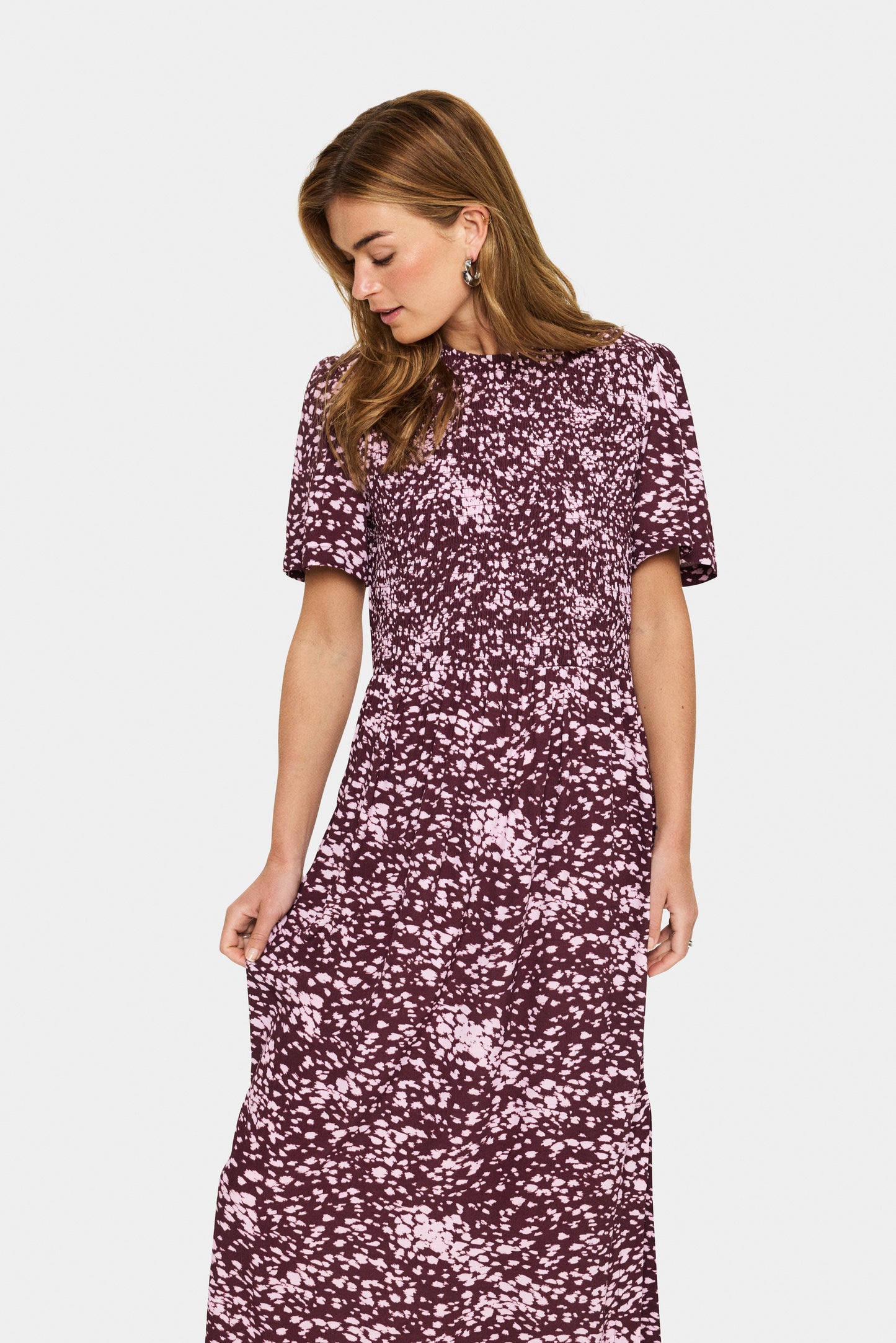 Saint Tropez Malika Dress | Fudge Spotty Animal