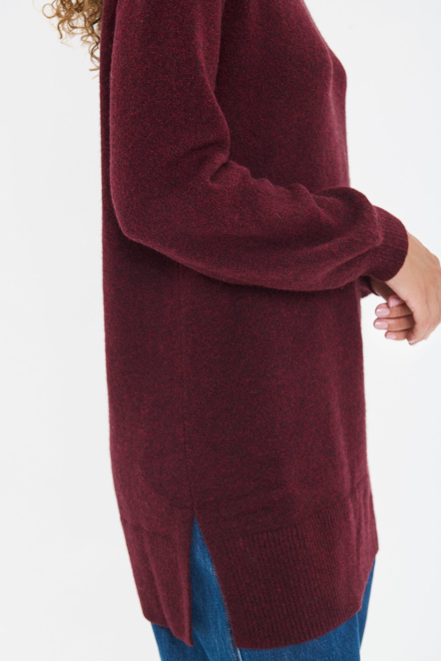 Saint Tropez Maleen Long Pullover | Fudge