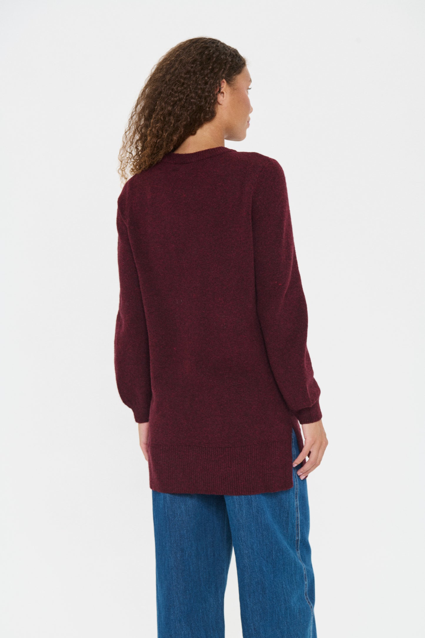 Saint Tropez Maleen Long Pullover | Fudge
