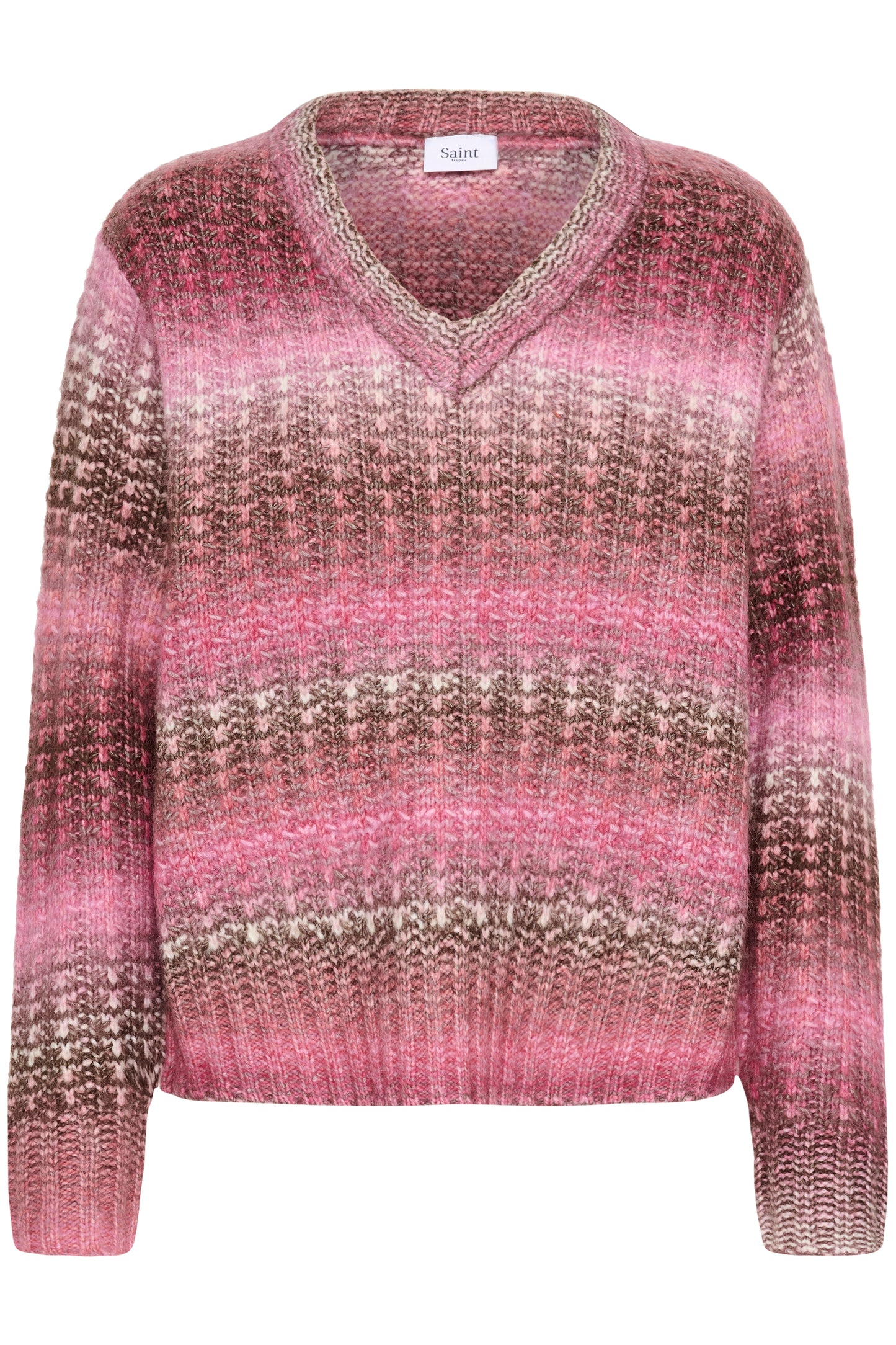 Saint Tropez MaleenSZ Long Pullover | Fudge