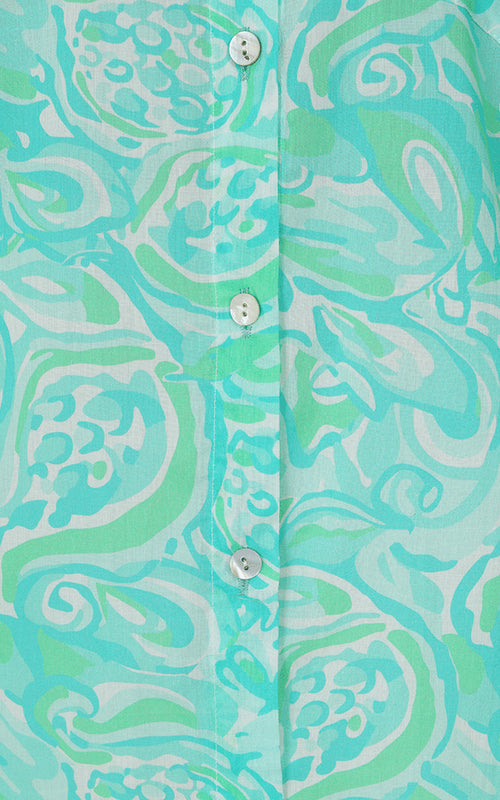 Portimao Cotton Shirt (BF Fit) | Aqua