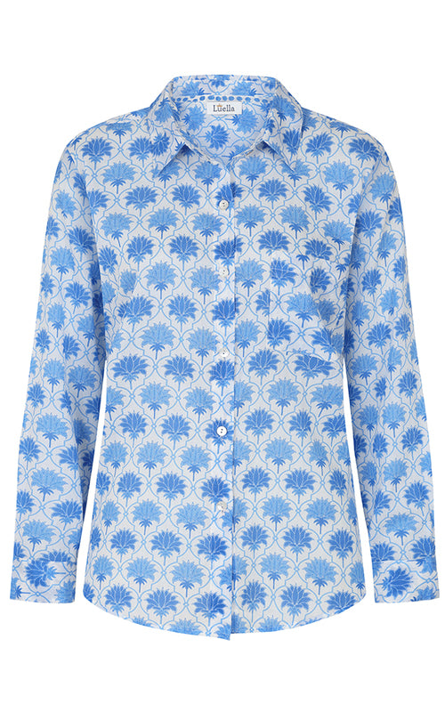 Faro Cotton Shirt | Blue