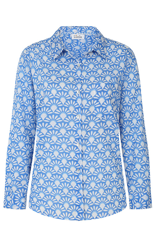 Lisbon Cotton Shirt | Blue