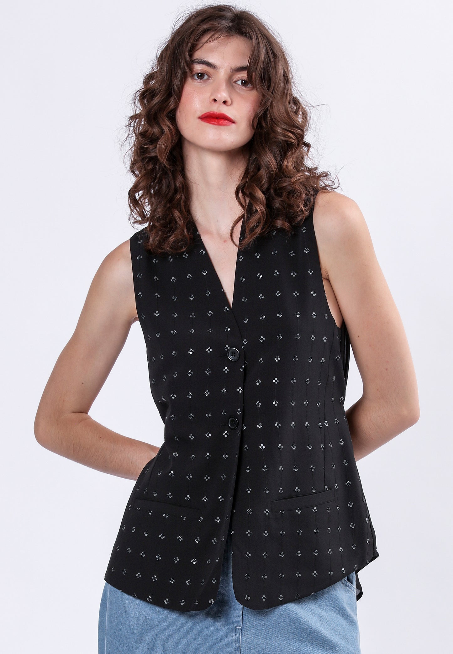 Religion Fleet Waistcoat | Black