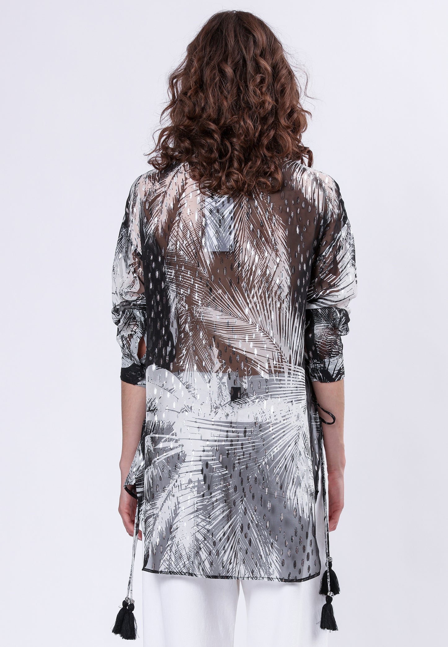 Religion Tanzanite Shirt | Palm Print